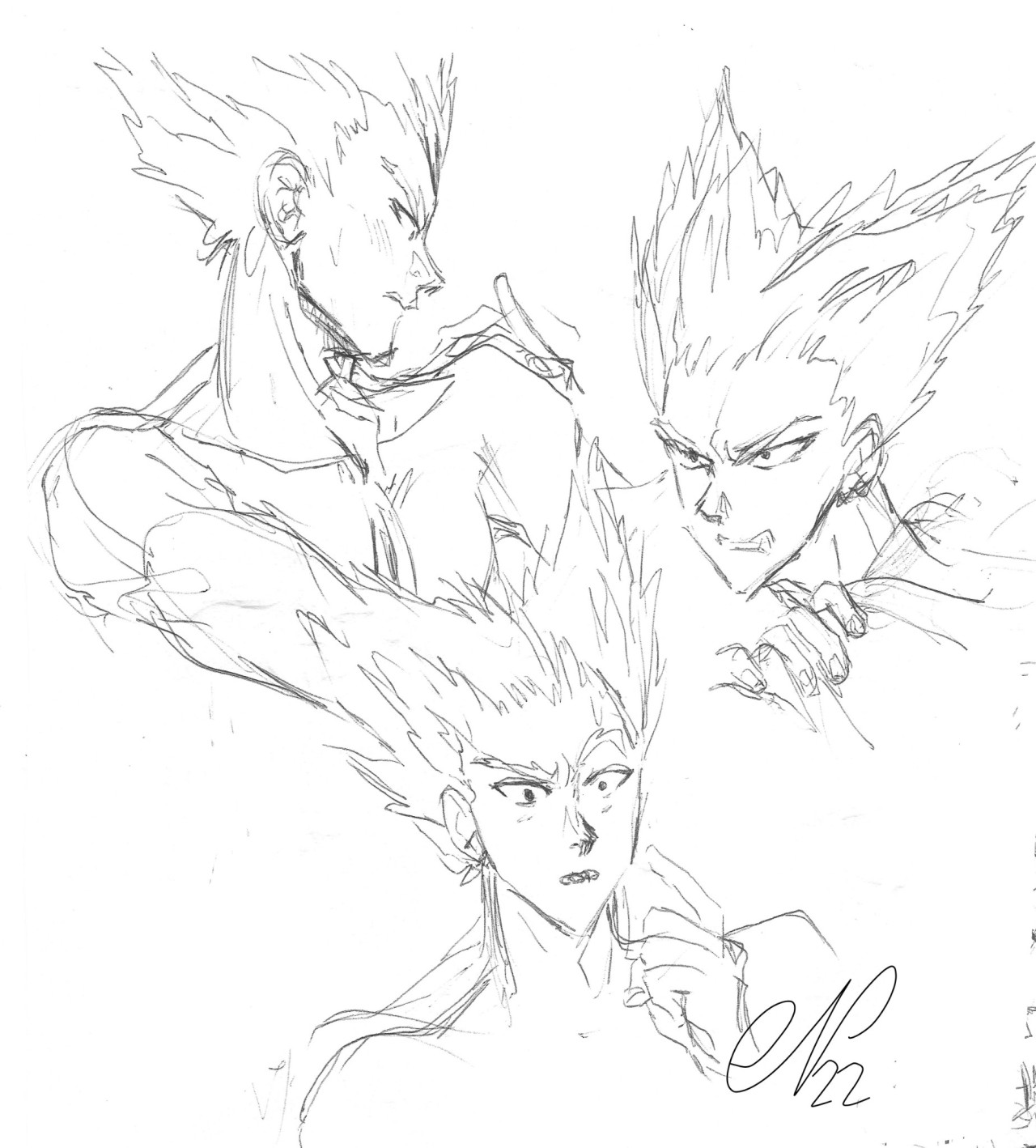 Garou doujin sketches 2 - nenee_blog - Multifandom [Archive of Our Own]